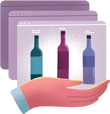 Wine distributor profile info and import origins